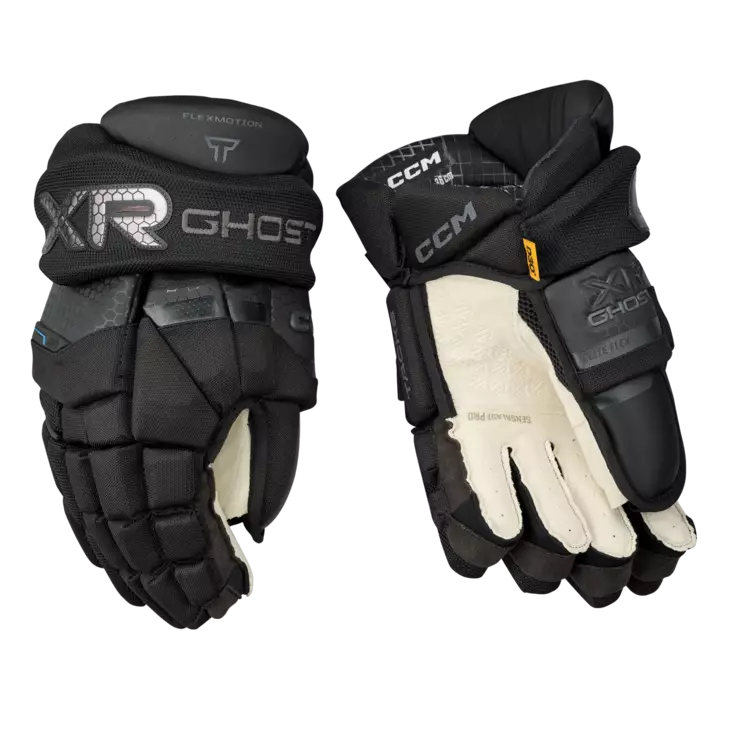 CCM Tacks XR GHOST SR jääkiekkohanskat musta/tummanharmaa - Jääkiekkohanskat - 68397836844 - 1