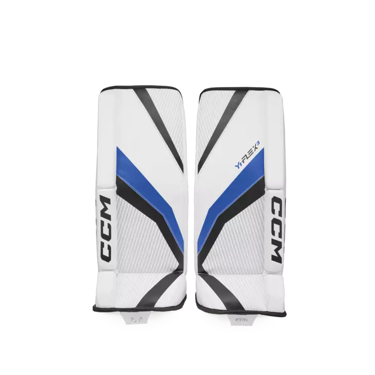 CCM YFlex III 22" maalivahdin patjat valkoinen/sininen - Jääkiekkomaalivahdin patjat ja suojat - 191520439224 - 1