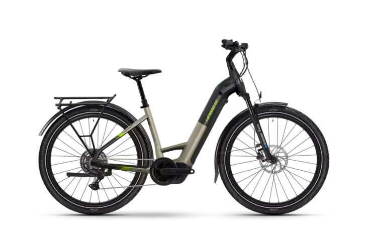 Haibike Trekking 4 Low sähköpyörä sand/lime - Sähkömaastopyörät - 405462418214 - 1