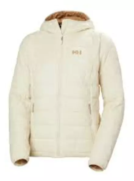 Helly Hansen Lifaloft Hooded Insulator naisten kevytvanutakki kerma - Naisten takit ja puvut - 63456-034 - 1