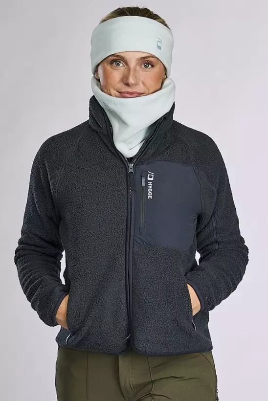Hygge Pile Fleece Jacket naisten fleecetakki tummansininen - Naisten takit ja puvut - 111571-04 - 1