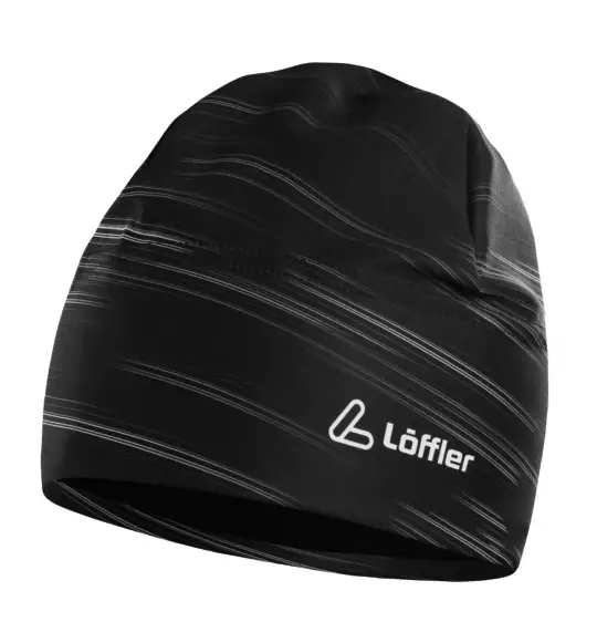 Löffler Snowfall Design Hat hiihtopipo musta - Pipot, lippikset ja pannat - 9008169994124 - 1
