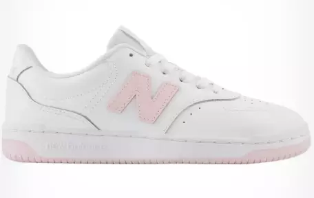 New Balance BBW80 vapaa-ajankengät valkoinen/pinkki - Naisten tennarit - 1979679434 - 1