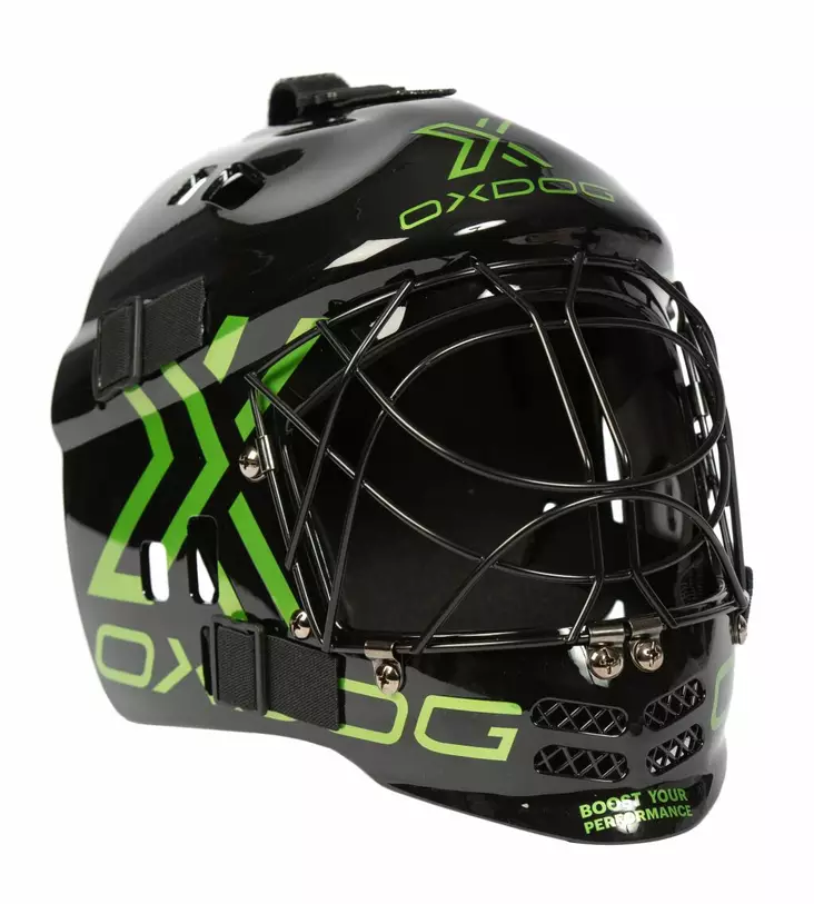 Oxdog Xguard JR maalivahdin kypärä musta - Salibandymaalivahdin varusteet - 5251914 - 1