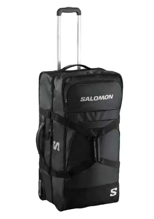 Salomon Race Trip Container 100L matkalaukku musta - Hiihtoreput ja -varustelaukut - 195751380034 - 1
