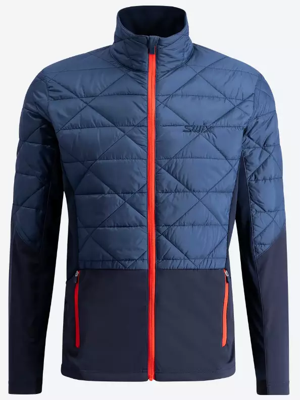 Swix Infinity Hybrid Insulated Jacket miesten hiihtotakki tummansininen - Miesten hiihtovaatteet - 101504-24-75404 - 1