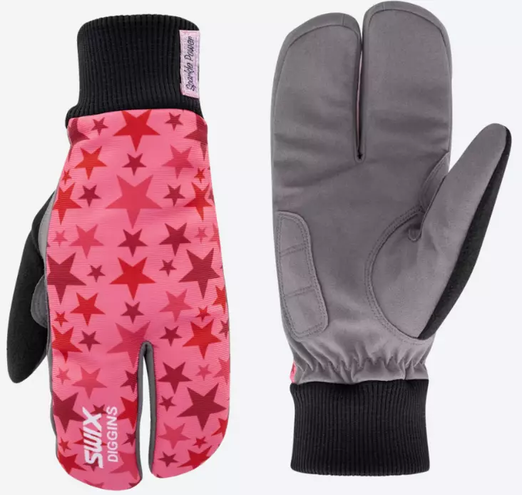 Swix Star Insulate Split Mitten kolmisormihanskat pinkki - Urheiluhanskat - 14018-25-92704 - 1