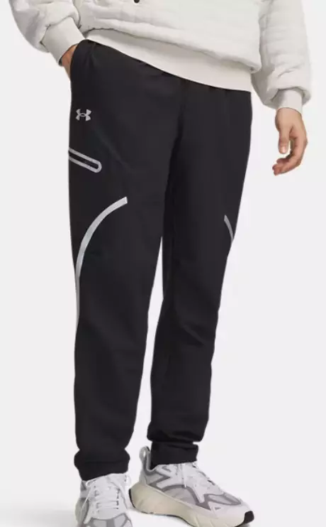 Under Armour Unstoppable Cargo Pants miesten treenihousut musta/hopeanharmaa - Miesten urheiluhousut - 1390256-004 - 1