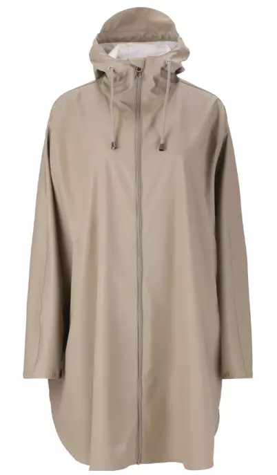 Weather Report Flame PU Rain Poncho naisten sadeponcho beige - Naisten takit ja puvut - 57147775284 - 1
