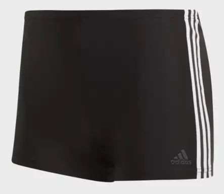Adidas miesten uimabokserit Fit BX 3S musta/valkoinen - Miesten uimahousut - 40605152175 - 1