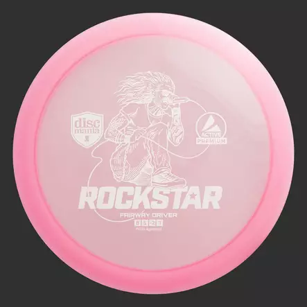 Discmania Active Premium Rockstar frisbeegolfkiekko keltainen Pinkki - Urheilulajit - 41-41-6430074954505 - 1