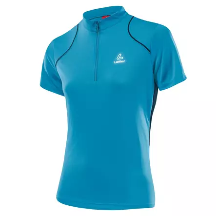 Löffler naisten pyöräilypaita Pura turkoosinsininen - Naisten pyöräilyvaatteet - 41-41-90060635065 - 1