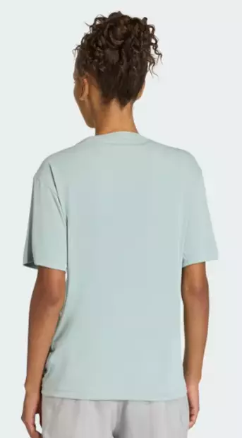 Adidas Run Ess Tee naisten juoksupaita vaaleanvihreä - Naisten juoksuvaatteet - KD0625 - 2