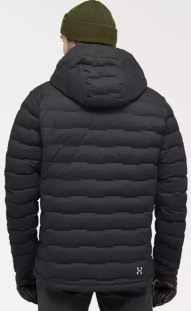 Haglöfs Spitz Down Hood miesten untuvatakki musta - Miesten takit - 41-41-73188418405 - 2