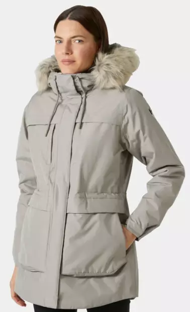 Helly Hansen Coastal Parka naisten parkatakki harmaa - Naisten takit - 41-41-54012-885 - 1