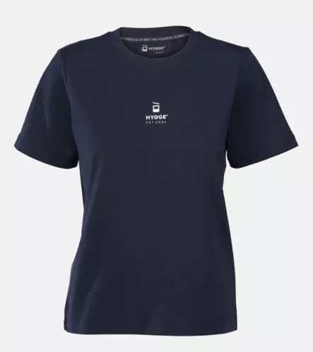 Hygge Organic Cotton Tee naisten t-paita tummansininen - Naisten t-paidat ja topit - 111609-15 - 1