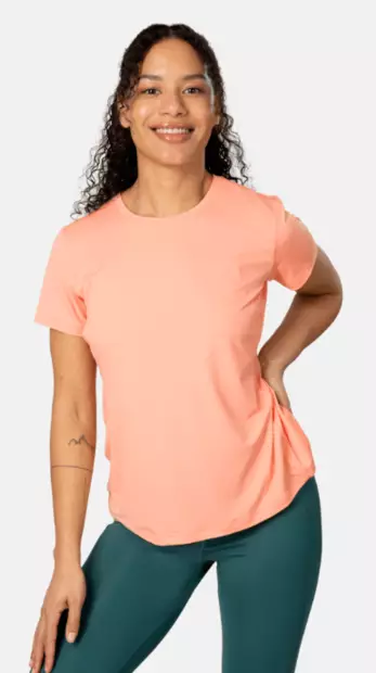 Kari Traa Ava Tee naisten treenipaita persikka - Naisten treenivaatteet - 70486532555 - 1