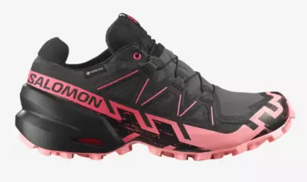 Salomon Speedcross 6 GTX juoksukengät musta/pinkki Vedenpitävä ja hengittävä GORE-TEX-kalvo - Naisten kengät - 41-41-1987200855 - 1