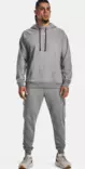 Under Armour Rival Fleece Hoodie miesten huppari harmaa - Miesten urheilupaidat ja hupparit - 1379757-025 - 1