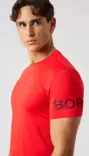 Björn Borg Borg T-Shirt miesten treenipaita punainen - Miesten treenivaatteet - 73214659395 - 2