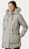 Helly Hansen Coastal Parka naisten parkatakki harmaa - Naisten takit ja puvut - 54012-885 - 1