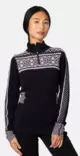 Kari Traa Ines Half Zip naisten merinovillapaita musta - Naisten väli- ja alusasut - 70486532925 - 1