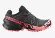Salomon Speedcross 6 GTX W juoksukengät harmaa/musta/pinkki - Naisten juoksukengät - 1987200855 - 1