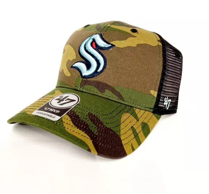 47 Brand Kraken Camo NHL lippis - Jääkiekko fanituotteet - 196505315555 - 1