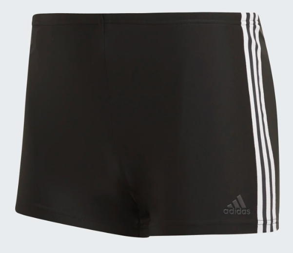 Adidas miesten uimabokserit Fit BX 3S musta/valkoinen - Miesten uimahousut - 40605152175 - 1