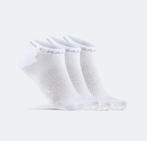 Craft Dry Shaftless Sock 3pr juoksusukat valkoinen - Urheilusukat - 731857347675 - 1