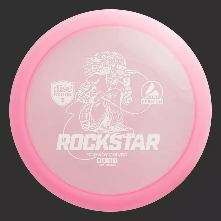 Discmania Active Premium Rockstar frisbeegolfkiekko keltainen - Frisbeegolf - 6430074954505 - 1