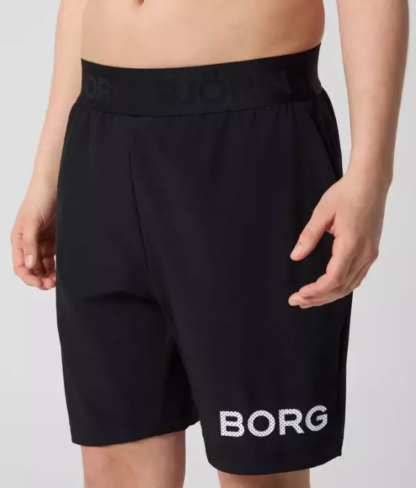 Björn Borg Borg Shorts lasten treenishortsit musta - Lasten shortsit ja caprit - 73214656635 - 1