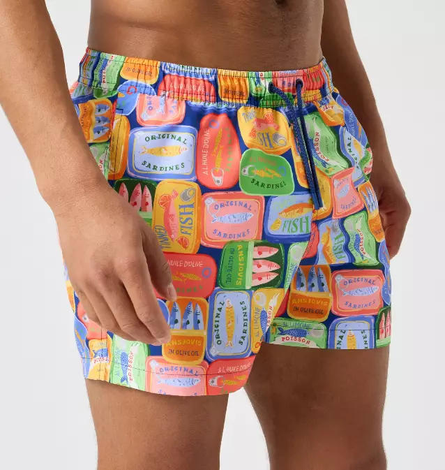Björn Borg Print Swim Shorts miesten uimashortsit sardines - Miesten uimahousut - 73214658485 - 1