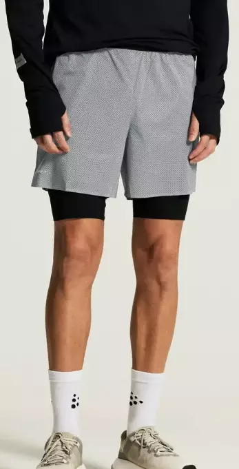 Craft Reflective Shorts miesten juoksushortsit silver - Miesten juoksuvaatteet - 73185744495 - 1