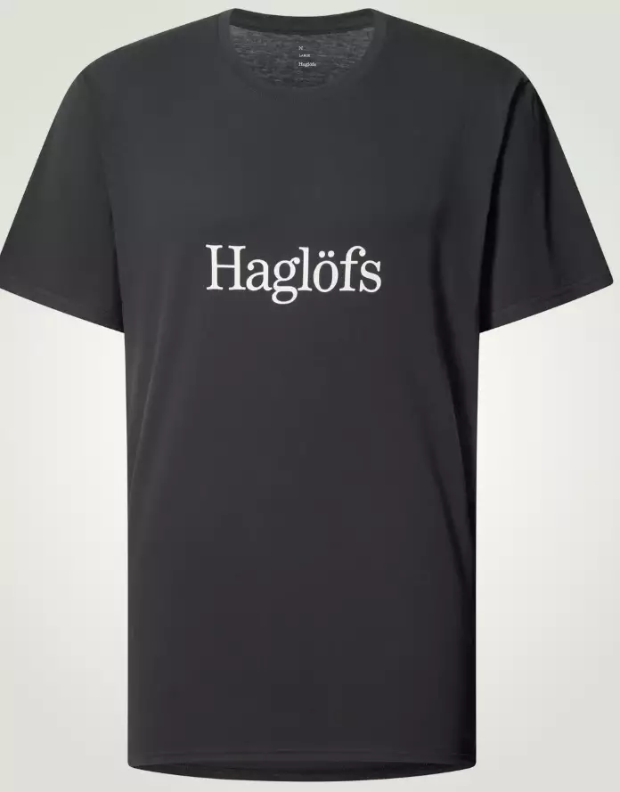 Haglöfs Outsiders Tee miesten t-paita musta - Miesten t-paidat - 607659-2C5 - 1