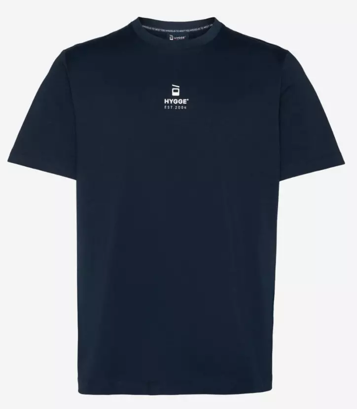 Hygge Organic Cotton Tee miesten t-paita tummansininen - Miesten t-paidat - 111608-15 - 1
