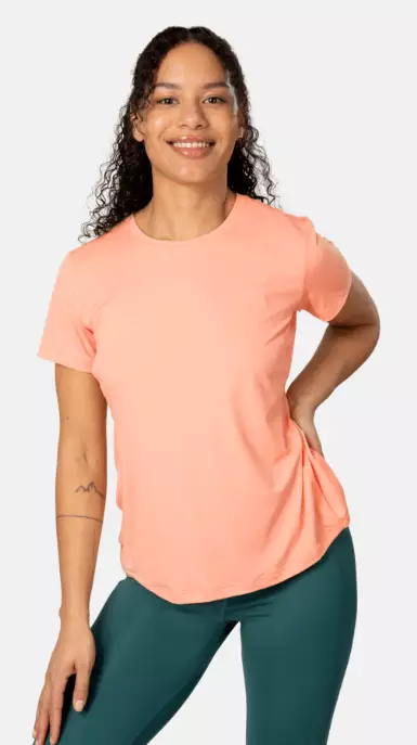 Kari Traa Ava Tee naisten treenipaita persikka - Naisten treenivaatteet - 70486532555 - 1