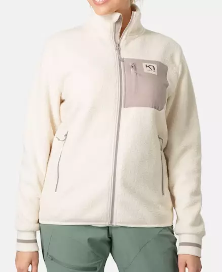Kari Traa Rothe Midlayer naisten fleecetakki luonnonvalkoinen - Naisten takit ja puvut - 70486530015 - 1