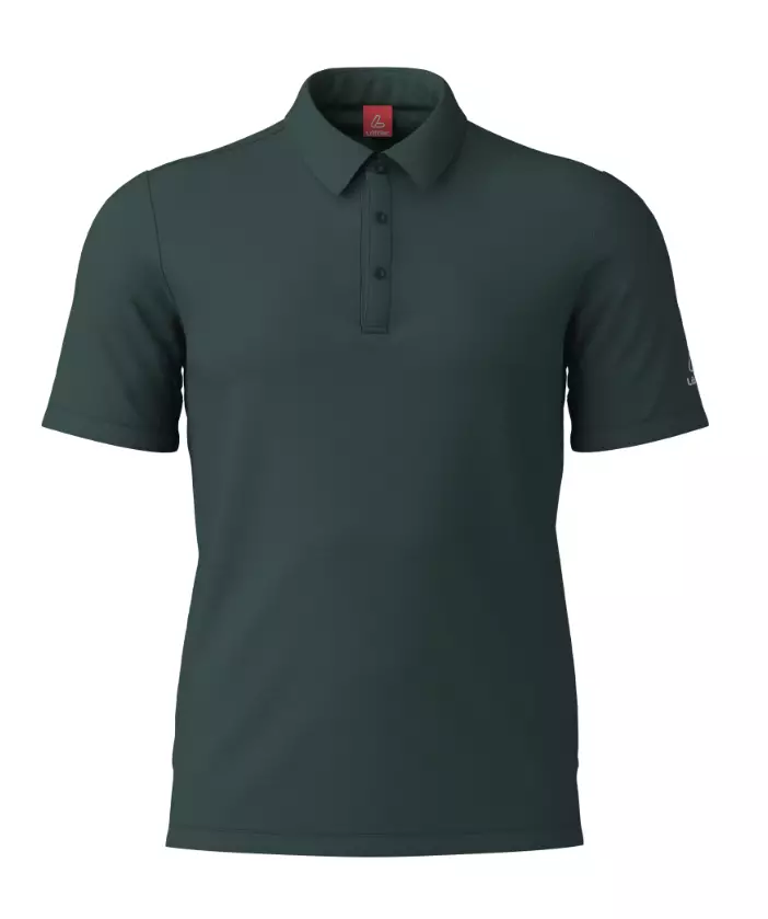 Löffler Poloshirt Tencel miesten pikee metsänvihreä - Miesten t-paidat - 24719-365 - 1