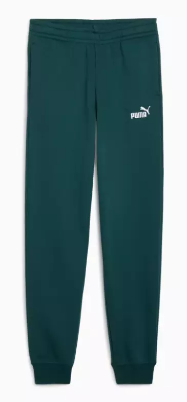 Puma ESS Logo Pants miesten collegehousut tummanvihreä - Miesten urheiluhousut - 682607-75 - 1