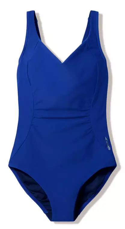 Speedo Shirred Contour naisten uimapuku sininen - Naisten uima-asut - 50635720635 - 1