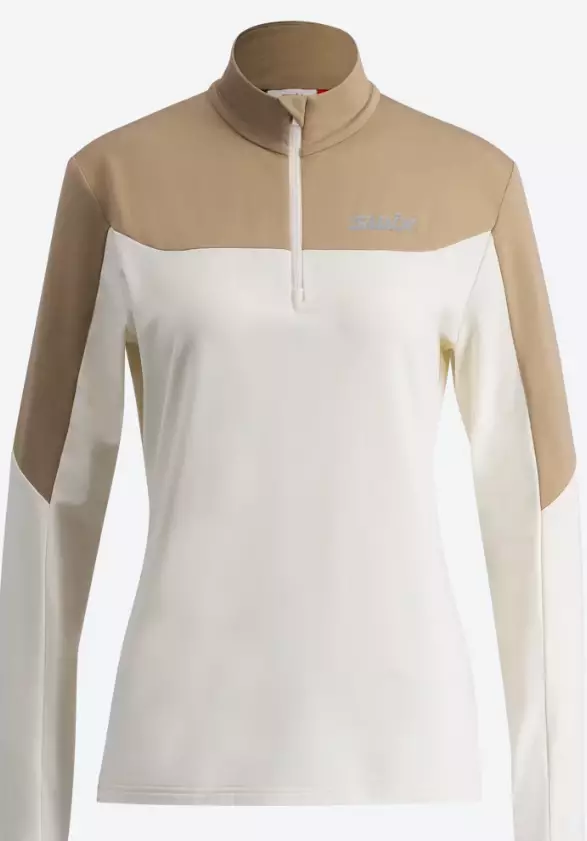 Swix Infinity Light Half Zip naisten välipaita luonnonvalkoinen - Naisten väli- ja alusasut - 10154-24-00025 - 1