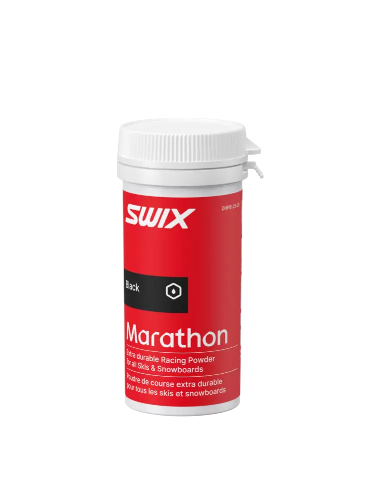 Swix Marathon Black pulveri - Luistopulverit ja napit - 7045953303177 - 1