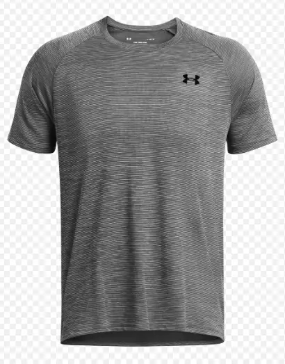 Under Armour Tech Textured SS miesten treenipaita harmaa - Miesten treenivaatteet - 1382796-025 - 1