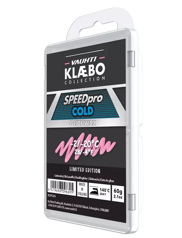 Vauhti Klaebo Speed Pro Cold luistovaha 60g -2..-20 - Luistovahat - 6419696096695 - 1