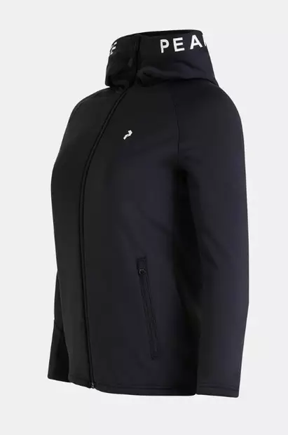 Peak Performance Rider Mid Zip Hood naisten hupparitakki black - Naisten paidat ja yläosat - 41-41-73332694596 - 2