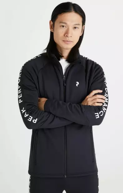 Peak Performance Rider Zip miesten fleecetakki musta - Miesten paidat ja yläosat - 41-41-73332694606 - 1