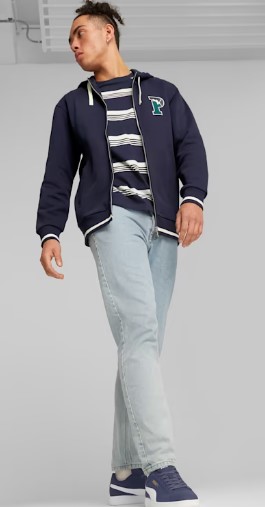 Puma Squad FZ Hoodie miesten hupparitakki navy - Miesten paidat ja yläosat - 41-41-676789-06 - 2