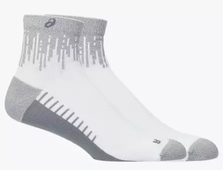 Asics Performance Run Sock juoksusukat valkoinen/harmaa - Urheilusukat - 45716332206 - 1