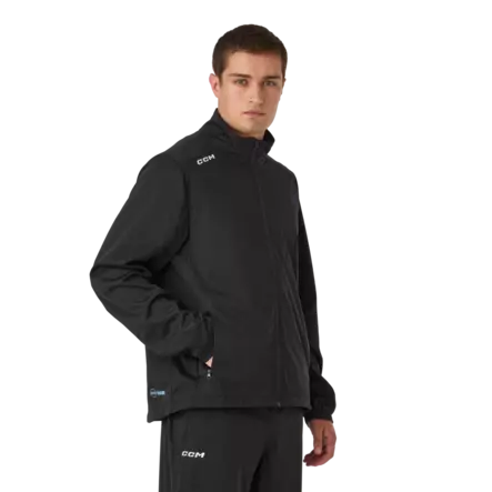 CCM Rink Suit Jacket tuulitakki musta - Jääkiekko seuratekstiilit - 19152087926 - 2